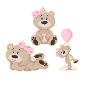 DECORAÇÃO DE MESA CHA DE BEBÊ MENINA