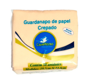 GUARDANAPO AMARELO CANDY 19,5 CM X 22,5 CM