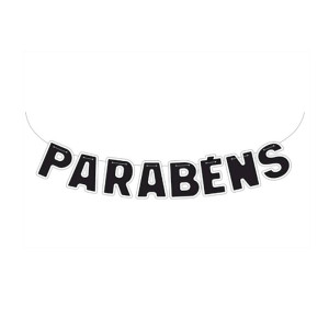 Faixa Parabens Preto 01un