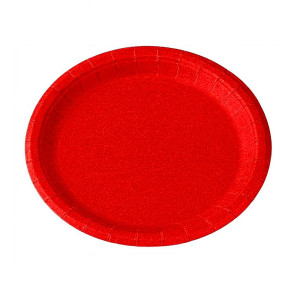 PRATINHO DE PAPELÃO PRA SOBREMESA VERMELHO