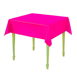 TOALHA DE MESA DESCARTÁVEL LISA PINK