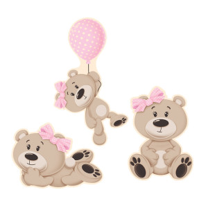 Decor.de Parede Cha De Bebe Feminino 03u