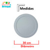 CAKE BOARD PREMIUM REDONDO BRANCO 30