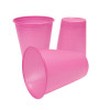 COPO DESCARTÁVEL 200 ML ROSA CLARO