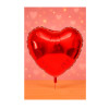 BALÃO METALIZADO CORAÇÃO VERMELHO