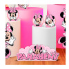 ENFEITE DE MESA EVA MINNIE ROSA