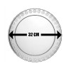 PRATO PARA BOLO ACRÍLICO CRISTAL 32 CM