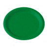 PRATO DE PAPELÃO PARA SOBREMESA 18 CM VERDE