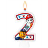 VELA NUMERAL PATRULHA CANINA NÚMERO 2