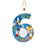 VELA NUMERAL SONIC NÚMERO 6