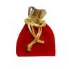 SAQUINHO DE PRESENTE VELUDO PRETO OU VERMELHO