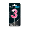 VELA MINI SLIM METALLIC PINK NO. 3