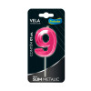VELA MINI SLIM METALLIC PINK NO. 9