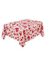Toalha de Mesa Halloween Modelo Terror 2x1,40m TNT Decoração de Festa - somente toalha