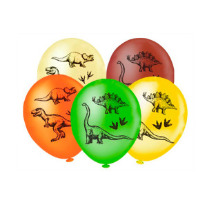 Balao Red.08pol. Dinossauro Sort.c/20un