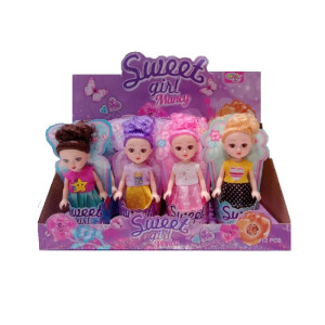 Boneca Infantil Sweet Girl Mancy Kit 12 Unidades Brinquedo Menina