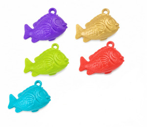 Peixinhos Plásticos Coloridos para Festa Junina Pescaria e Brincadeiras – Pacote com 10 Unidades