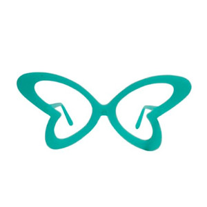 Oculos P/festa Borboleta Big Brilha 10un