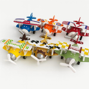 Avião de Ferro 12 Unidades Kit Lembrancinha Brinquedo Festa Infantil