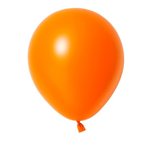 Balao 7 Liso Laranja C/50un