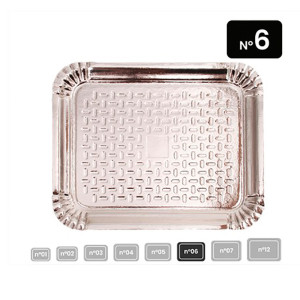 BANDEJA LAMINADA PRATA NO. 