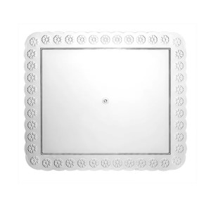 BANDEJA ACRÍLICA CRISTAL 33 CM X 39 CM