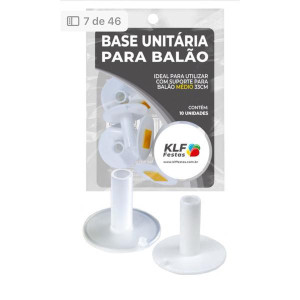 Base Unitaria Branco C/10un