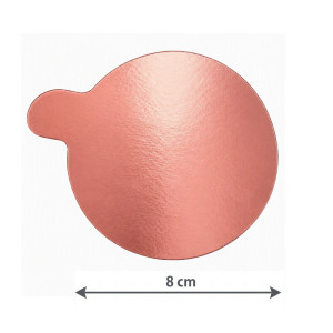 Base Laminada Rose Gold 8 cm