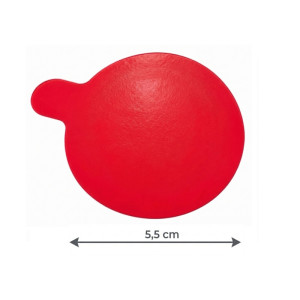 Base Lam.P/ doces Red. prem. Vermelho n5,5 25un