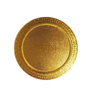 CAKE BOARD PREMIUM REDONDO OURO 26