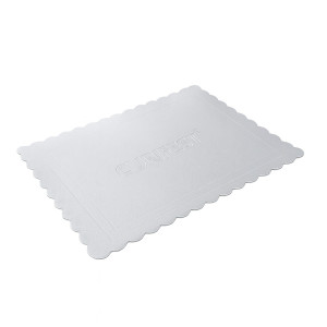 Cake Board Premium Retangular Prata N30