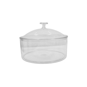 CAKE BOX PARIS REDONDA 950ML TRANSPARENTE