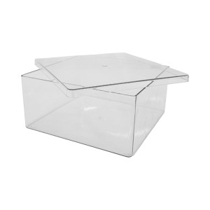 CAKE BOX QUADRADA 2L TRANSPARENTE