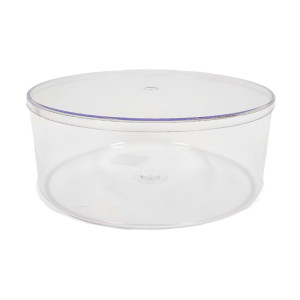 CAKE BOX REDONDA 2.200ML TRANSPARENTE