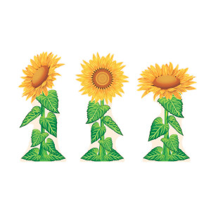 DECORAÇÃO DE MESA GIRASSOL