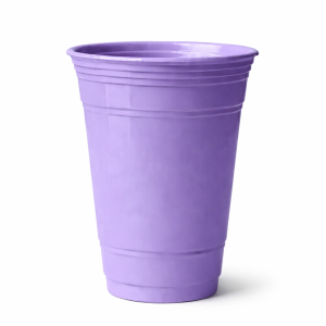 Copo PS 200ml Lavanda 40 Unidades Plástico Descartável para Festa e Eventos