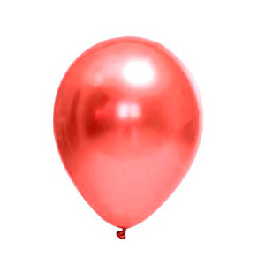 Balao 5 Cromado Vermelho C/25un