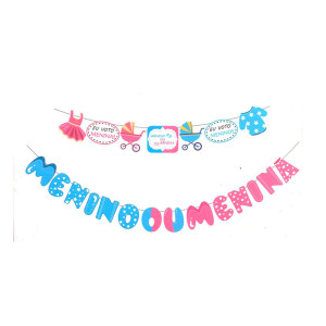BANDEIROLA MENINO OU MENINA C90696