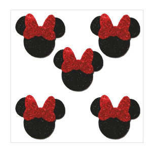 APLIQUE EVA GLITTER MINNIE ORELHAS