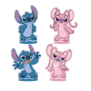 DECORAÇÃO DE MESA EVA STITCH & ANGEL