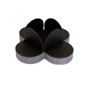 Forma 4 Petalas Preto C/50un