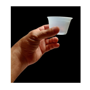 Pote PS 100ml Branco Verocopo – Pacote com 100 Unidades – Descartável para Alimentos