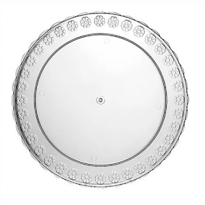 PRATO PARA BOLO ACRÍLICO CRISTAL 36 CM