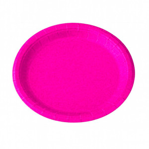 PRATO DE PAPELÃO PARA SOBREMESA 18 VM PINK