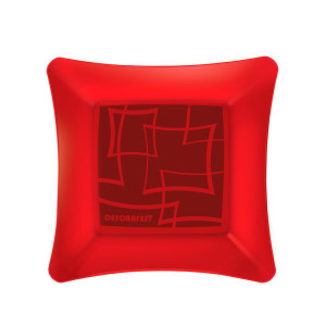 PRATO ACRÍLICO 21 VERMELHO