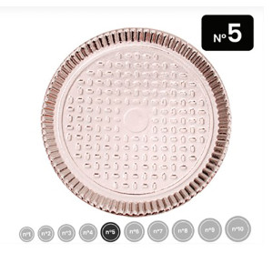 PRATO LAMINADO PRATA NO.5