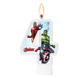 VELAA NUMERAL AVENGERS ANIMATED NÚMERO 4