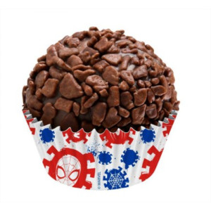 Forminha Nrº 05 Spider Man Animaçao Para Doces Festa e Confeitaria 100un