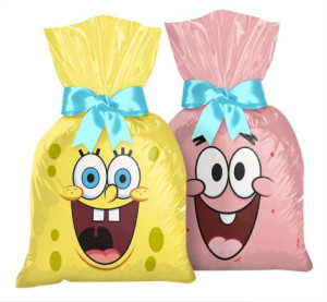 Sacola Plast.bob Esponja Core C/08un