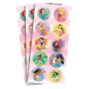 ADESIVO REDONDO PRINCESAS DISNEY